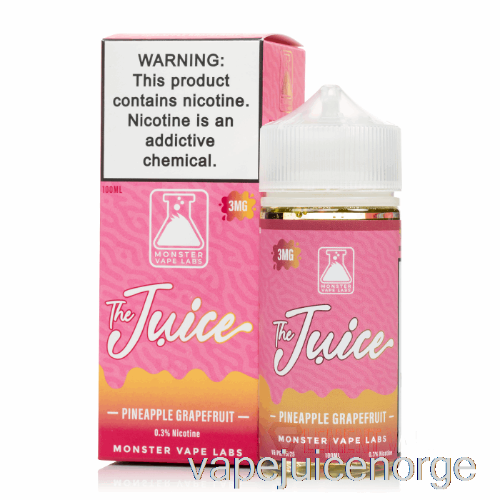 Vape Juice Ananas Grapefrukt - Juicen - 100ml 12mg